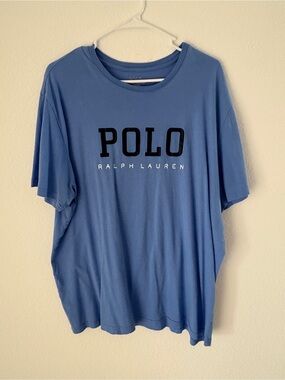 Polo by Ralph Lauren Light Blue Short Sleeve Logo Tee